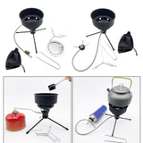 Maxbell Camping Gas Stove Picnic BBQ Charcoal Shisha Coal Burner for Flat Canister