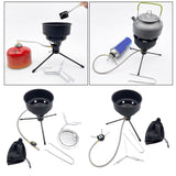 Maxbell Camping Gas Stove Picnic BBQ Charcoal Shisha Coal Burner for Flat Canister