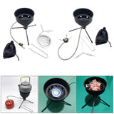 Maxbell Camping Gas Stove Picnic BBQ Charcoal Shisha Coal Burner for Flat Canister