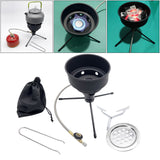 Maxbell Camping Gas Stove Picnic BBQ Charcoal Shisha Coal Burner for Flat Canister