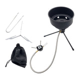 Maxbell Camping Gas Stove Picnic BBQ Charcoal Shisha Coal Burner Cylinder Gas Tank
