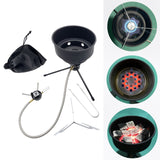 Maxbell Camping Gas Stove Picnic BBQ Charcoal Shisha Coal Burner Cylinder Gas Tank