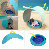 Maxbell Portable Baby Beach Tent with Pool Infant Sun Shelter Garden Beach Umbrella