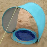 Maxbell Portable Baby Beach Tent with Pool Infant Sun Shelter Garden Beach Umbrella