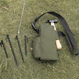 Maxbell Portable Tent Pegs Storage Bag Organizer Wind Rope Holder Pouch Hiking