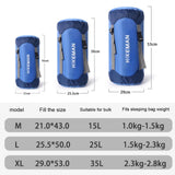 Maxbell Outdoor Stuff Sacks Waterproof Cloth Sleeping Bag Storage Polyester Pouch Blue XL