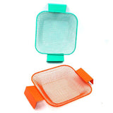 Maxbell Iron Bait Screen Iron Net Sieve Tool Fishing Fish-Shaped Filter Accessories Orange 3mm