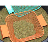Maxbell Iron Bait Screen Iron Net Sieve Tool Fishing Fish-Shaped Filter Accessories Orange 3mm