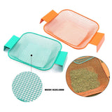 Maxbell Iron Bait Screen Iron Net Sieve Tool Fishing Fish-Shaped Filter Accessories Orange 3mm