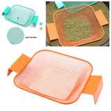 Maxbell Iron Bait Screen Iron Net Sieve Tool Fishing Fish-Shaped Filter Accessories Orange 3mm