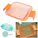 Maxbell Iron Bait Screen Iron Net Sieve Tool Fishing Fish-Shaped Filter Accessories Orange 3mm