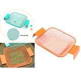 Maxbell Iron Bait Screen Iron Net Sieve Tool Fishing Fish-Shaped Filter Accessories Orange 3mm