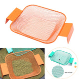 Maxbell Iron Bait Screen Iron Net Sieve Tool Fishing Fish-Shaped Filter Accessories Orange 3mm