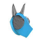 Maxbell Horse Fly Mask Protective Net Hood Horses Mask with Ears Cover Blue