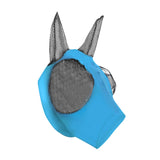 Maxbell Horse Fly Mask Protective Net Hood Horses Mask with Ears Cover Blue