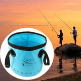 Maxbell Collapsible Bucket Foldable Water Container Portable for Camping 20L Blue