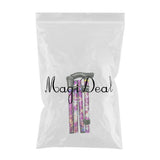 Maxbell Foldable Cane Adjustable 5-Section Hand Walking Stick Camping Pole Pueple