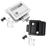 Maxbell Entry Door Lock Latch with Keys Deadbolt Camper Travel Trailer Cargo Black