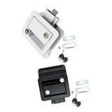 Maxbell Entry Door Lock Latch with Keys Deadbolt Camper Travel Trailer Cargo Black