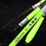Maxbell Short Telescopic Fishing Rod Ultralight Portable Starter Pole Stream 7.2M