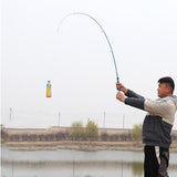 Maxbell Outdoor Telescopic Fishing Rods Mini Fishing Pole Portable Green 1.3m A