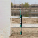 Maxbell Outdoor Telescopic Fishing Rods Mini Fishing Pole Portable Green 1.3m A