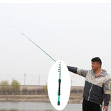 Maxbell Outdoor Telescopic Fishing Rods Mini Fishing Pole Portable Green 1.3m A