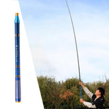 Maxbell 3.6m/4.5m/5.4m/6.3m Telescopic Fishing Rods Fishing Pole Blue 3.6m