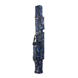 Maxbell Fishing Rod Bag Carrier Pole Storage Case Tackle Reel 2 Layers 130cm  Blue