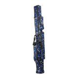 Maxbell Fishing Rod Bag Carrier Pole Storage Case Tackle Reel 2 Layers 150cm  Blue