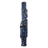 Maxbell Fishing Rod Bag Carrier Pole Storage Case Tackle Reel 2 Layers 150cm  Blue