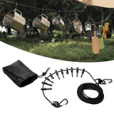 Maxbell Rope Cord Outdoor Camping Clothesline Hanging Accessories Tent Hanger Strap