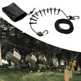 Maxbell Rope Cord Outdoor Camping Clothesline Hanging Accessories Tent Hanger Strap