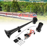 Maxbell 17.7inch Super Loud 150db Air Horn Single Trumpet Lorrys Train Speaker Set