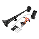 Maxbell 17.7inch Super Loud 150db Air Horn Single Trumpet Lorrys Train Speaker Set