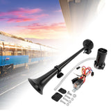 Maxbell 17.7inch Super Loud 150db Air Horn Single Trumpet Lorrys Train Speaker Set