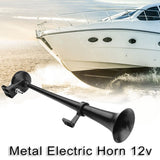 Maxbell 17.7inch Super Loud 150db Air Horn Single Trumpet Lorrys Train Speaker Set