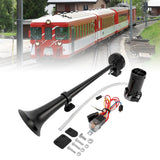 Maxbell 17.7inch Super Loud 150db Air Horn Single Trumpet Lorrys Train Speaker Set