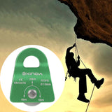 Maxbell 20KN General Purpose Mobile Pulley for Rock Tree Climbing 13mm Rope Pulley Green