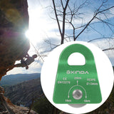 Maxbell 20KN General Purpose Mobile Pulley for Rock Tree Climbing 13mm Rope Pulley Green