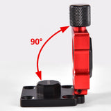 Maxbell Aluminum Alloy Fishing Rod Holder Fishing Chair Tube Mount Bracket Clamp Red