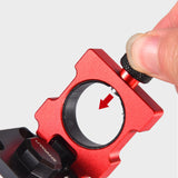 Maxbell Aluminum Alloy Fishing Rod Holder Fishing Chair Tube Mount Bracket Clamp Red