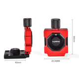 Maxbell Aluminum Alloy Fishing Rod Holder Fishing Chair Tube Mount Bracket Clamp Red