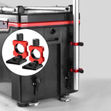 Maxbell Aluminum Alloy Fishing Rod Holder Fishing Chair Tube Mount Bracket Clamp Red