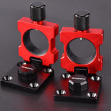 Maxbell Aluminum Alloy Fishing Rod Holder Fishing Chair Tube Mount Bracket Clamp Red