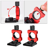 Maxbell Aluminum Alloy Fishing Rod Holder Fishing Chair Tube Mount Bracket Clamp Red