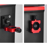 Maxbell Aluminum Alloy Fishing Rod Holder Fishing Chair Tube Mount Bracket Clamp Red