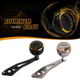 Maxbell Aluminum Alloy Fishing Handle Strong Durable Single Rocker Baitcasting Reel 32mm Black