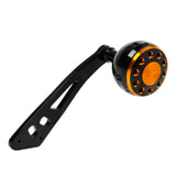 Maxbell Aluminum Alloy Fishing Handle Strong Durable Single Rocker Baitcasting Reel 32mm Black