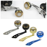 Maxbell Aluminum Alloy Fishing Handle Strong Durable Single Rocker Baitcasting Reel 32mm Black